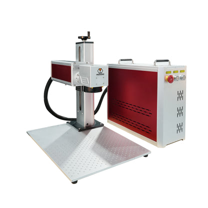 60W High Speed  JPT  M7 Fiber Laser Marking Machine  Fiber Laser Engraver Laser Marker On Metal