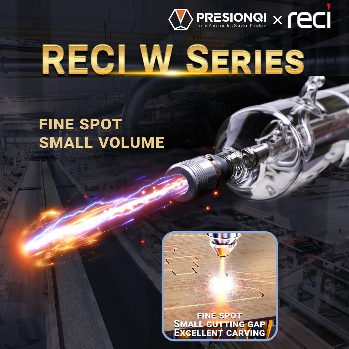 RECI W4 CO2 Laser Tube