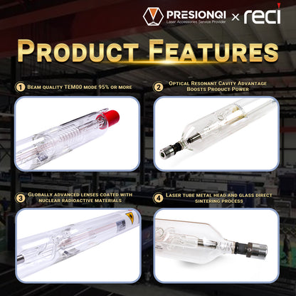 RECI W6 CO2 Laser Tube